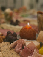 Christmas Clementine Pillar Candle