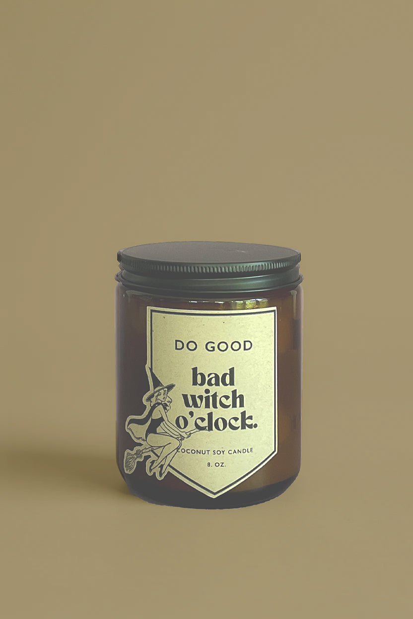 Bad Witch O'Clock Candle