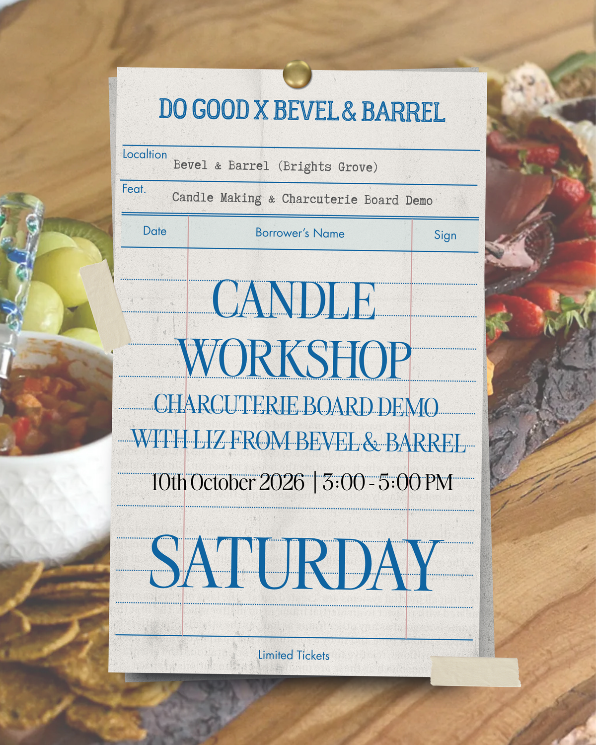 Do Good X Bevel & Barrel Workshop