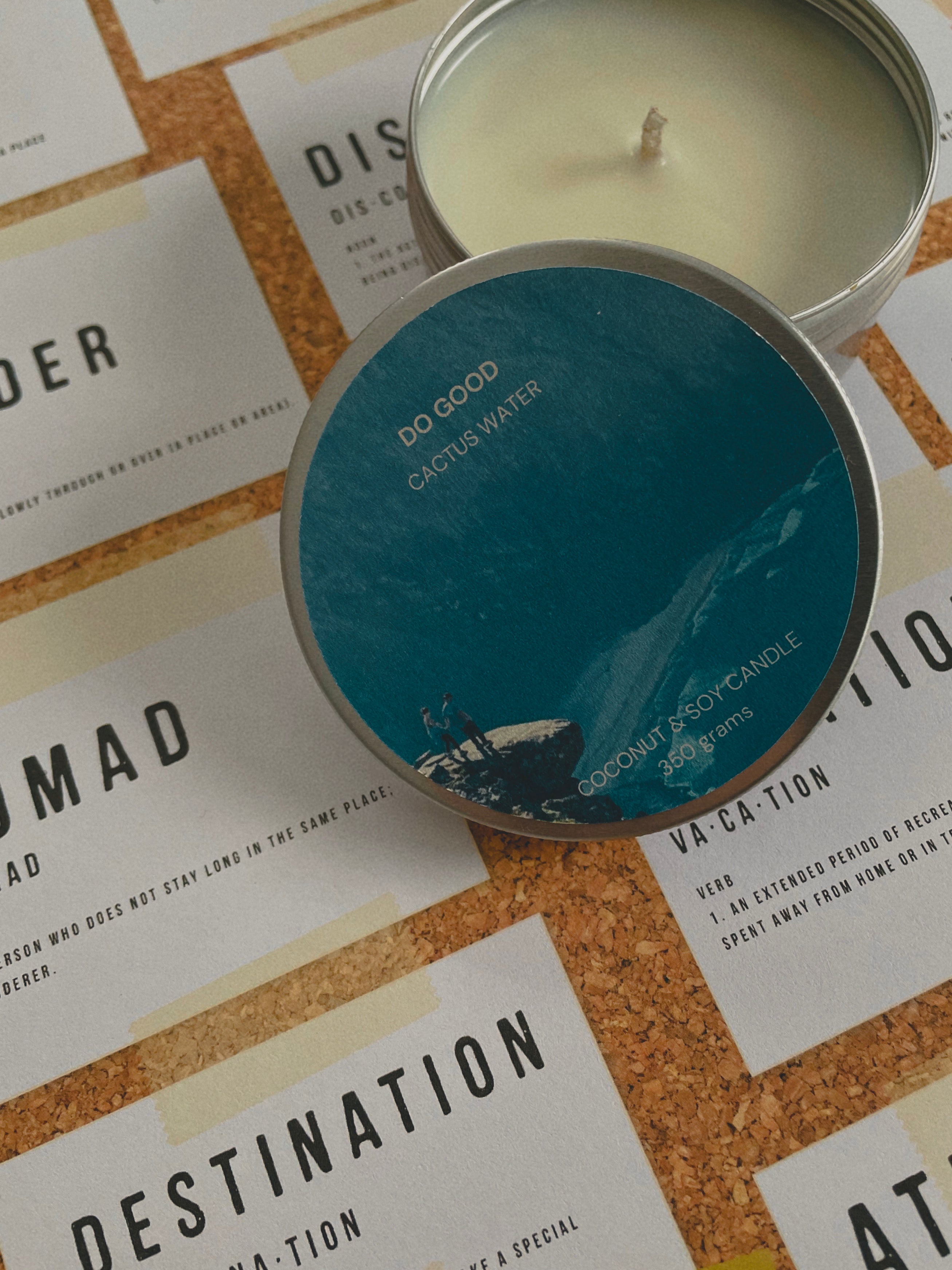 Personalised Tin Candle