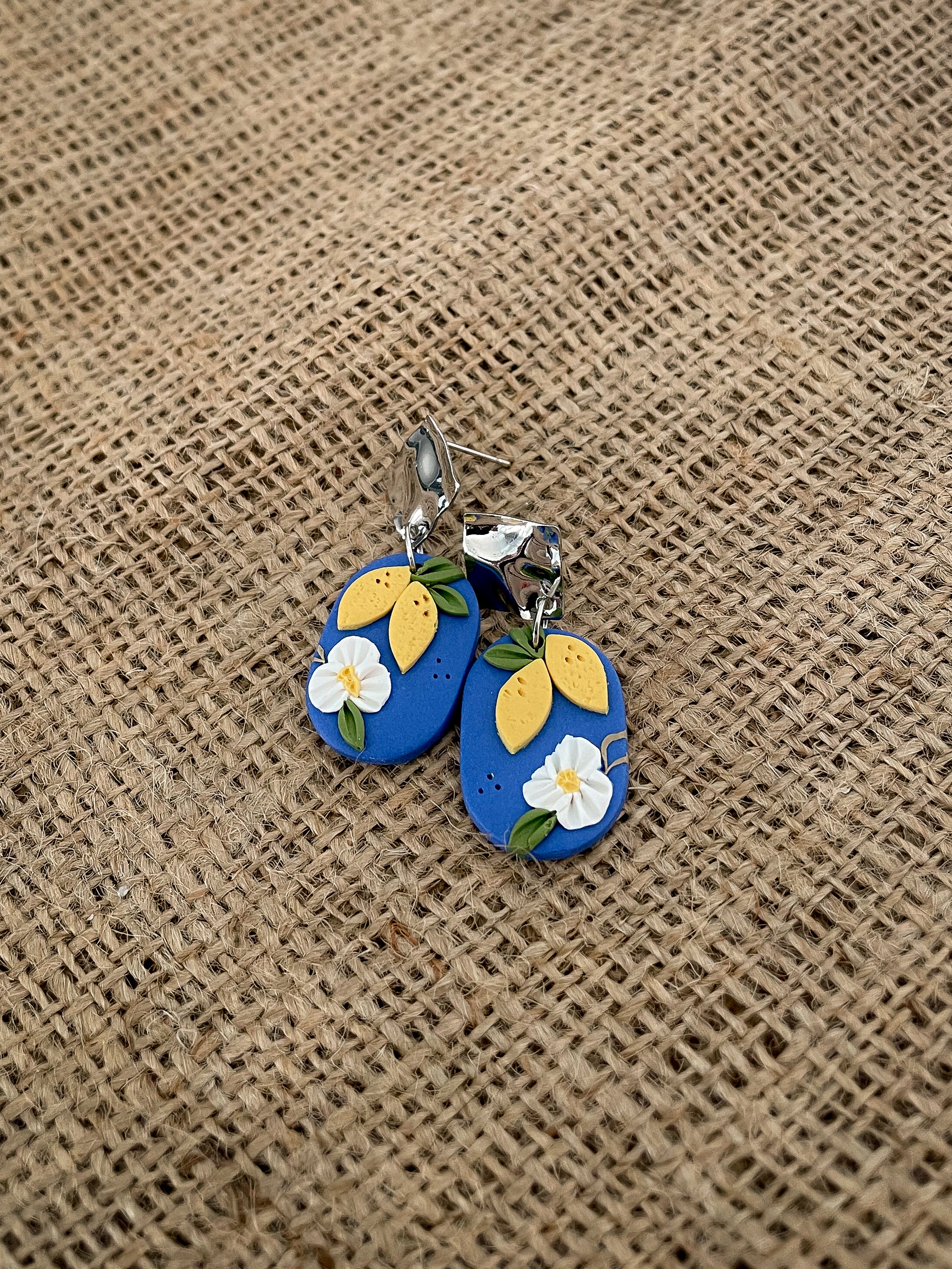 Limoncello Dangly Stud Earrings