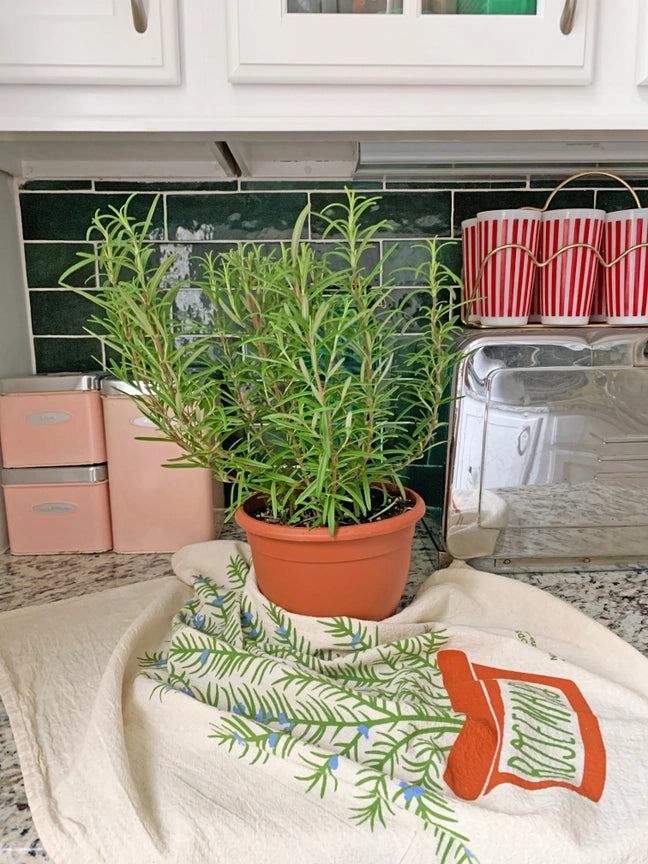 Rosemary Herb Tea Towel